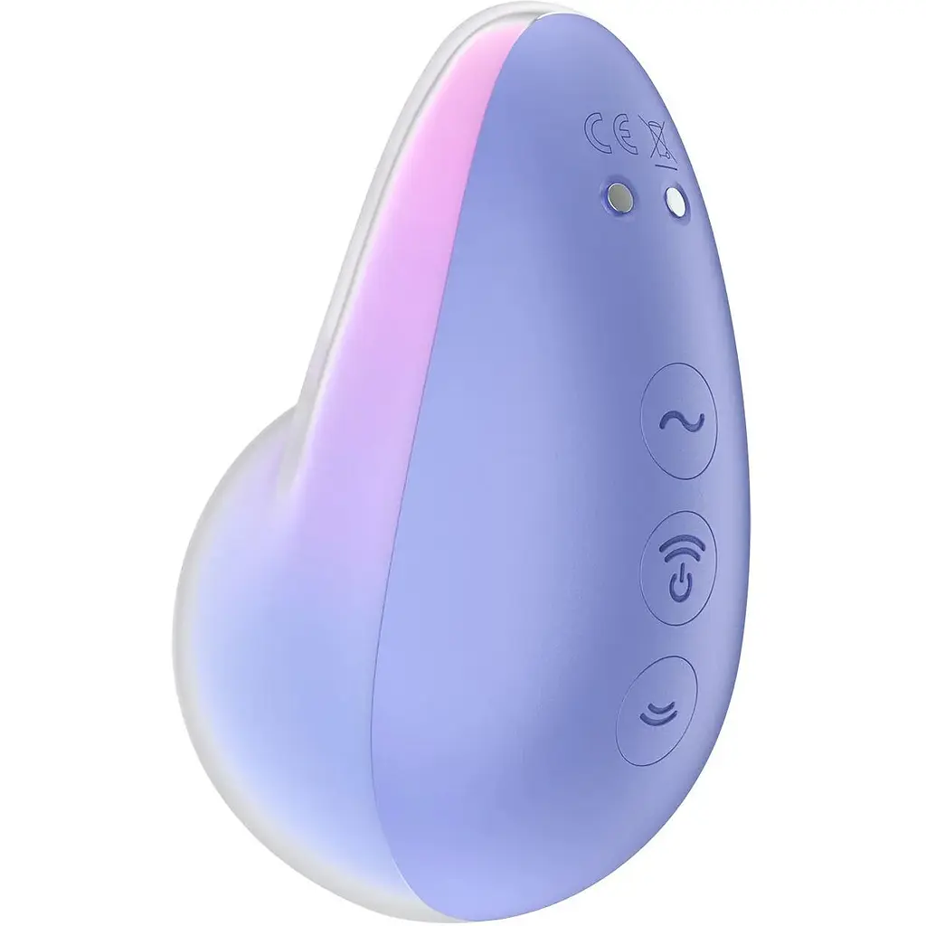 Вакуумний стимулятор з вібрацією Satisfyer Pixie Dust Violet/Pink - фото 4