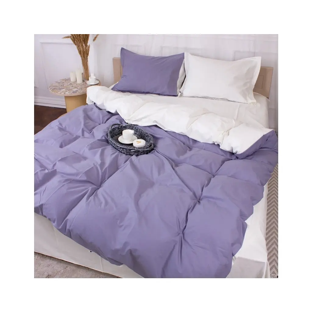 Постільна білизна MirSon Poplin Line 002 + 056 Kathleen 200 x 220 (2200006280309)