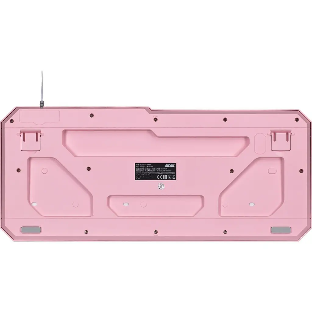 Клавіатура 2E GAMING KG315 RGB USB Pink Ukr (2E-KG315UPK) - фото 2