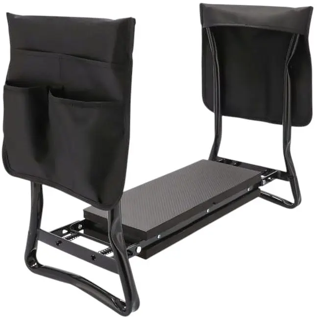 Садовая скамейка Jumi Iron со встроенным столом черная - фото 3