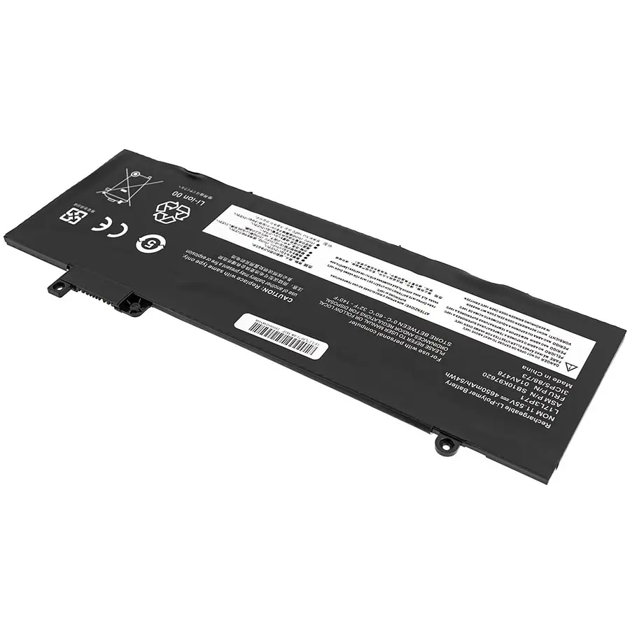 Акумулятор Lenovo L17M3P71 (ThinkPad T480s) 11.55V 4650 mAh Black - фото 2