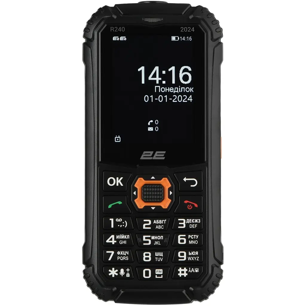 Мобільний телефон 2E R240 2025 Black (694743657623) - фото 2