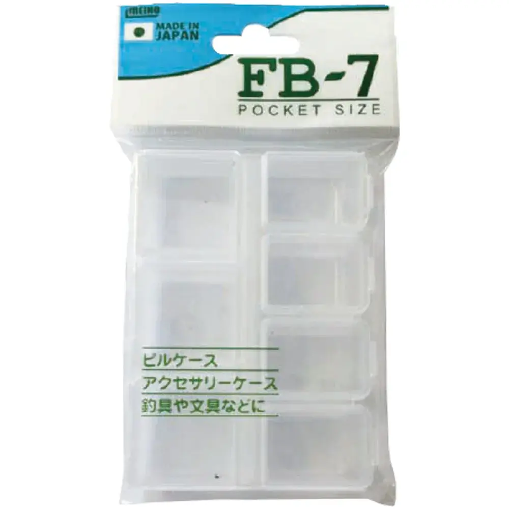 Коробка Meiho Fb-7 94x70x17mm Clear - фото 3