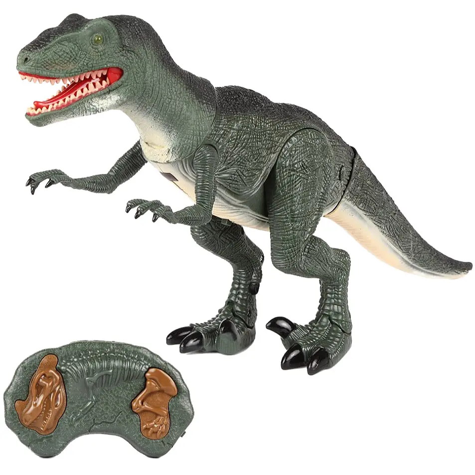 Інтерактивний динозавр Dinosaur Planet RC на пульті керування зі світлом і звуком