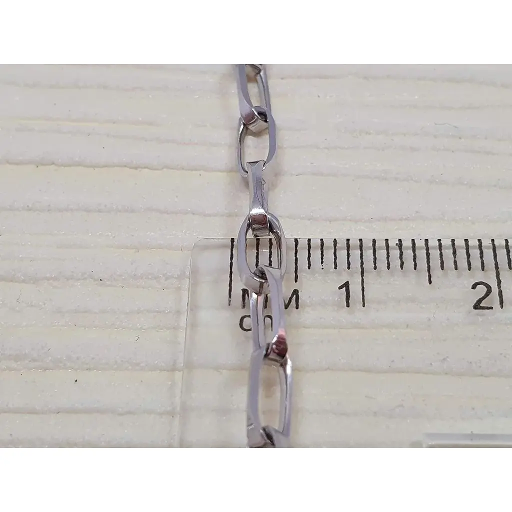 Срібний ланцюжок Аметист Якірне 39003Р 55 - фото 3