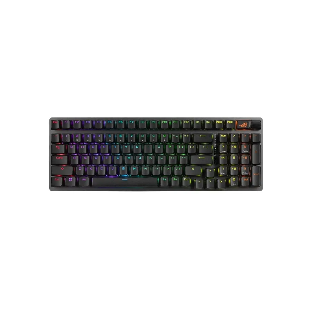 Клавіатура ASUS ROG Strix Scope II X NX Snow V2 ABS USB UA Black (90MP037A-BKMA00) - фото 4