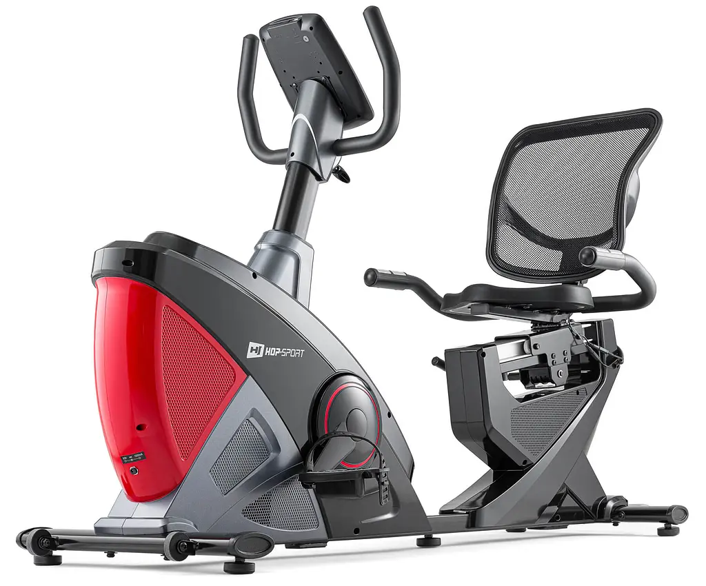 Горизонтальний велотренажер Hop-Sport HS-070L Helix червоний iConsole+ - фото 15
