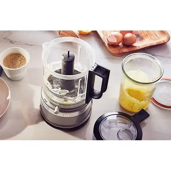 Кухонний мінікомбайн KitchenAid чаша 1,2 л 5KFC0516EOB чорний - фото 5