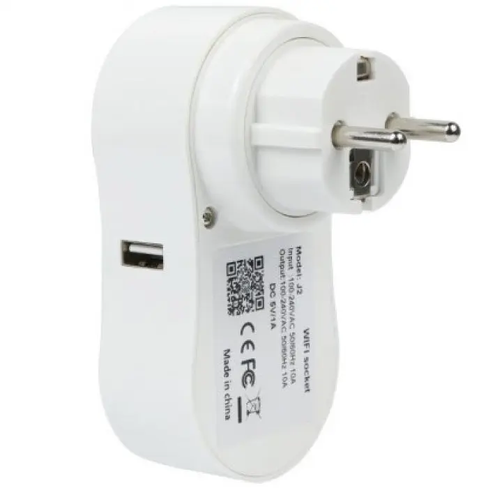 Розумна розетка електрична c Wi-fi керуванням з телефону Socket J2 - фото 3