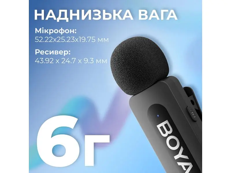 Мікрофонна радіосистема BOYA BY-V20 USB Type-C - фото 7