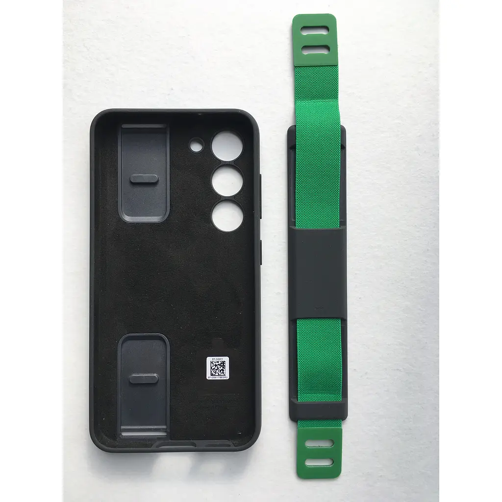 Оригнальний силіконовий чохол Samsung Silicone Grip Cover для Samsung Galaxy S23 EF-GS911TBEGRU Black - фото 13