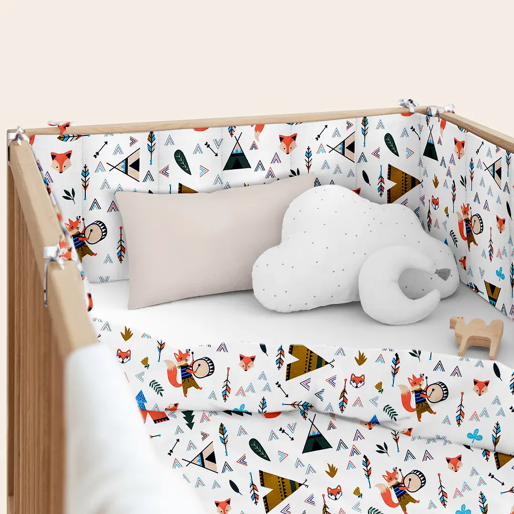 Набір бортиків в ліжечко WOOD FOX COSAS (4822052278871) - фото 2