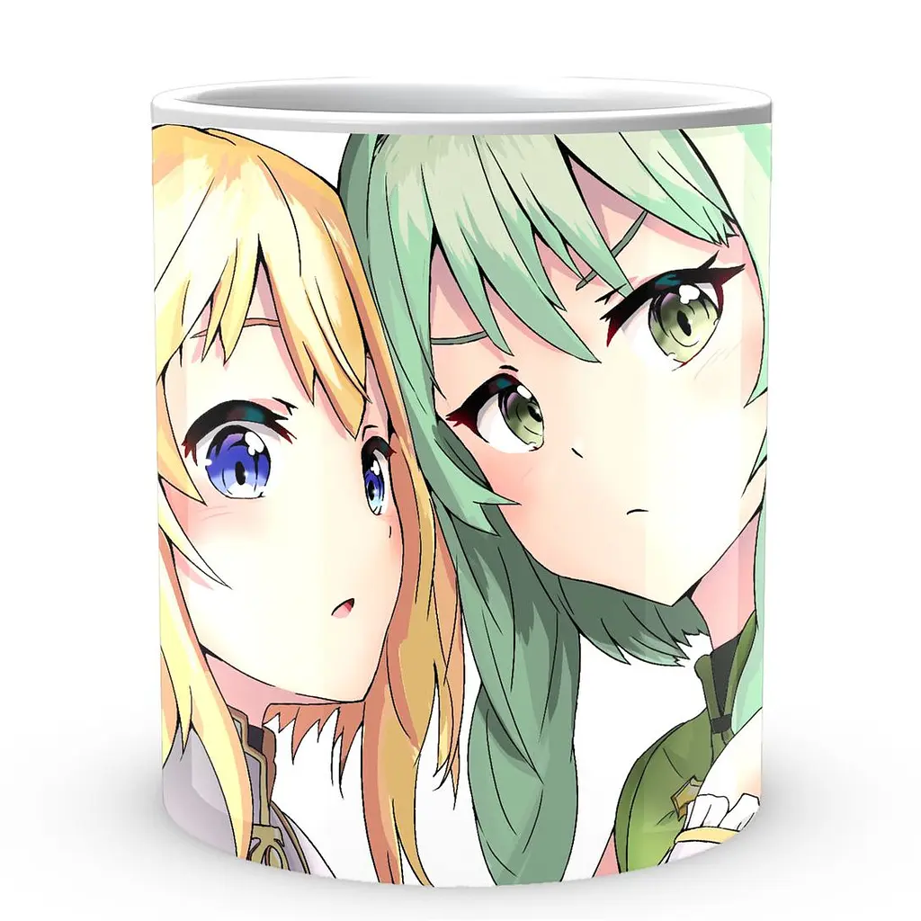 Кружка GeekLand Goblin Slayer Убийца Гоблинов Жрица Эльф GobS 02.15 330 мл белая - фото 2