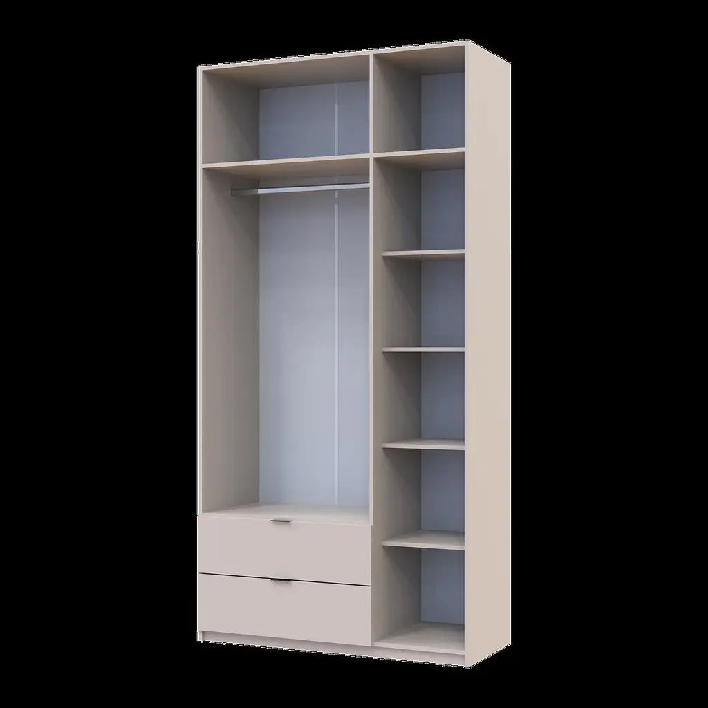 Распашный Шкаф для одежды Doros Лукас Кашемир 3ДСП 120х50х240 (80737798) - фото 7