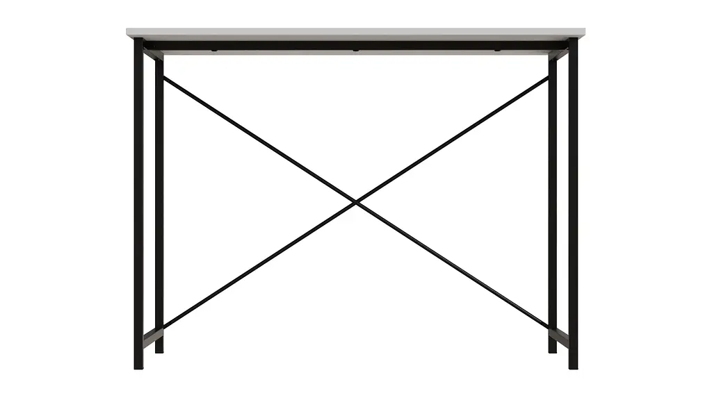 Стіл письмовий Line Лайт Ferrum-decor 750x1000x600 Чорний метал ДСП Білий 16 мм (FRD-104843) - фото 3