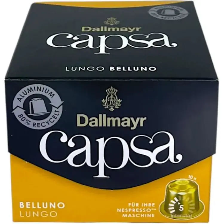 Кофе в капсулах Dallmayr Lungo Belluno 10 шт, 56 г