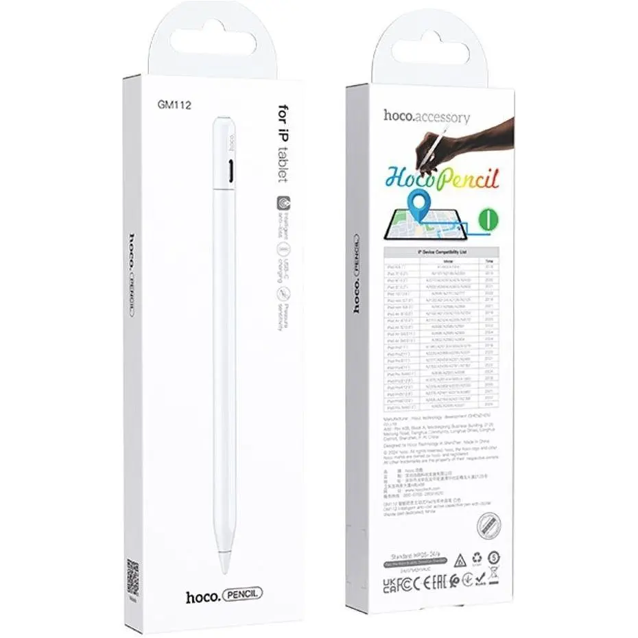 Стилус Hoco GM112 Intelligent White [154428] - фото 6