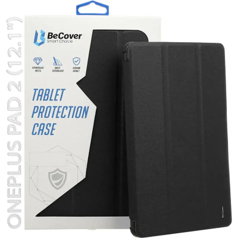 Чохол до планшета BeCover Smart Case OnePlus Pad 2 (12.1") Black (712546) - фото 8