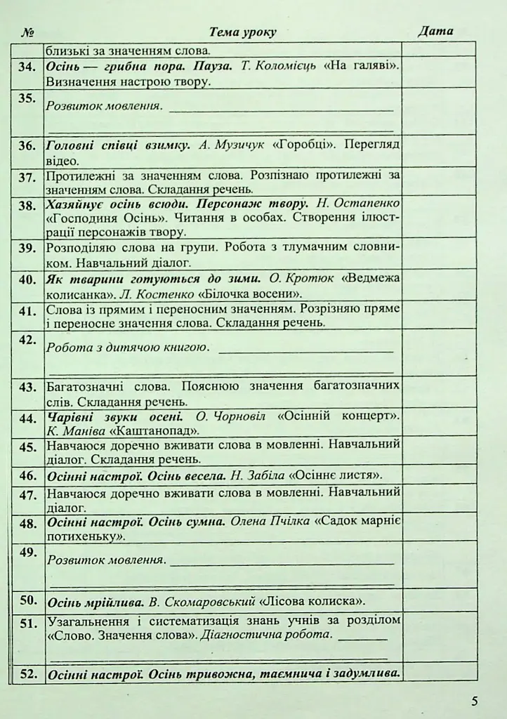 Календарне планування. 2 клас - Ірина Жаркова - фото 7