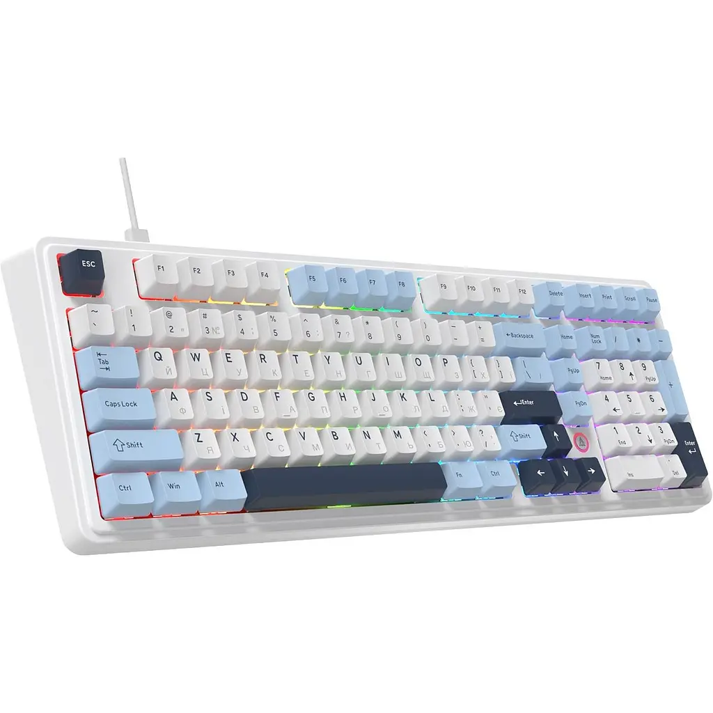 Клавиатура Ajazz AK980 Magnetic Switch White USB-C (AK980-MAX-M-BWDB) - фото 4