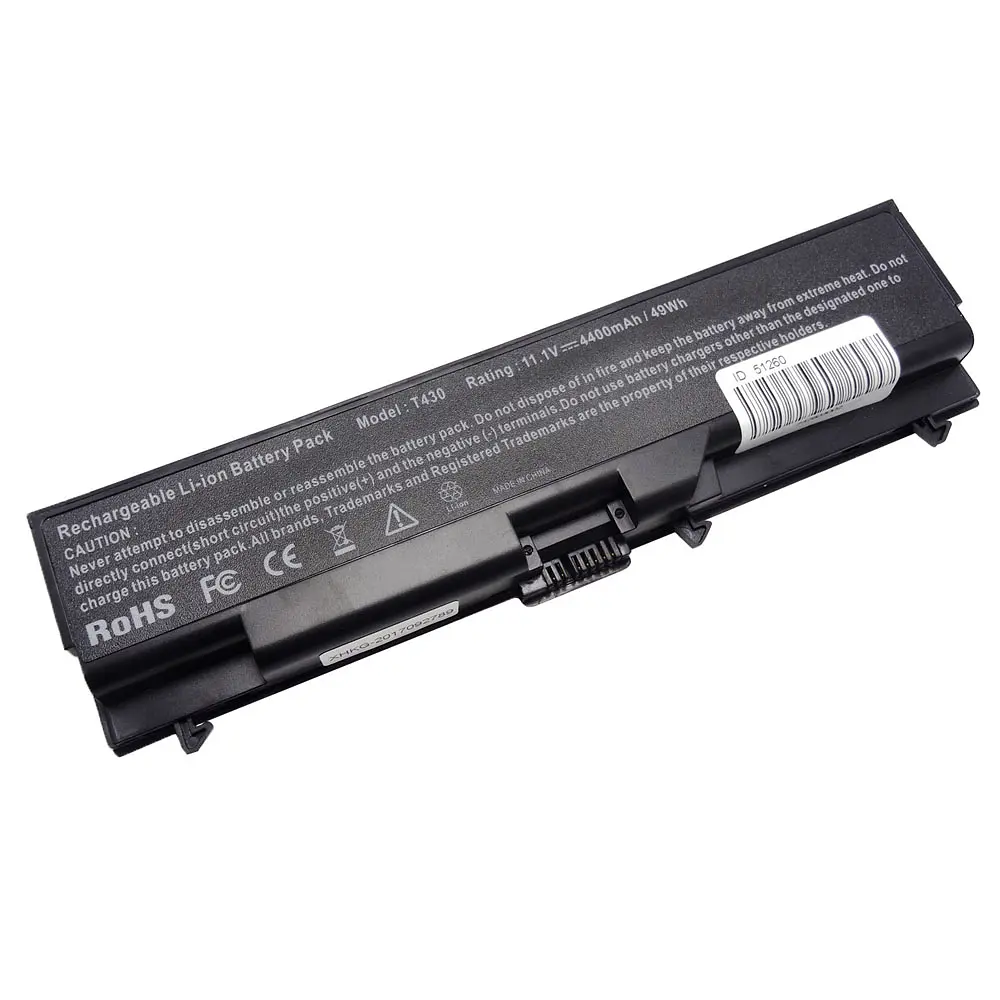 Акумулятор Lenovo 45N1000 (ThinkPad T430, T530, W530 series) 11.1V 4400 mAh Black - фото 2