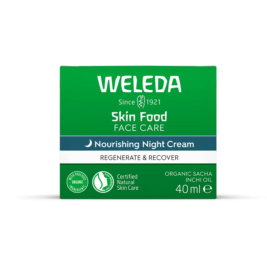 Крем для обличчя Weleda Скін Фуд живильний нічний 40 мл  - фото 2