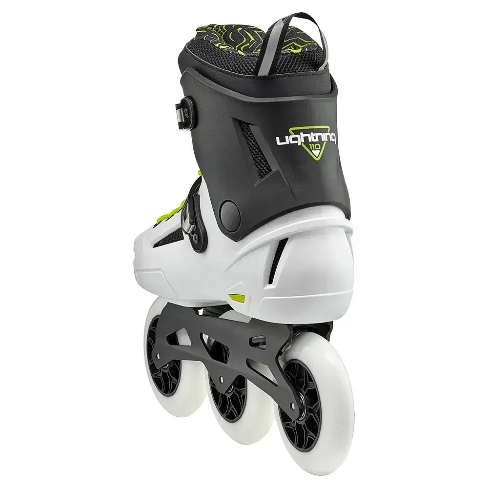Ролики Rollerblade Lightning 110 260 Чорний-Білий - фото 2