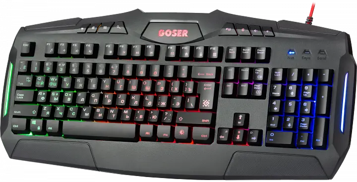 Клавіатура мультимедійна Defender Goser GK-772L (чорна) - фото 2