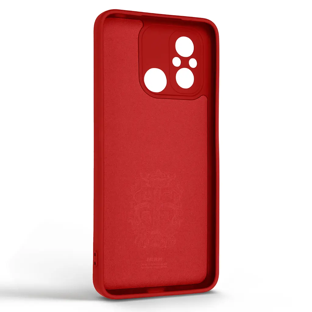 Силиконовый чехол для Xiaomi Redmi 12C, Icon Ring, красный, панель-накладка, с кольцом-подставкой на 360°, противоударный, возможность использования магнитных держателей, ArmorStandart (ARM68792) - фото 2