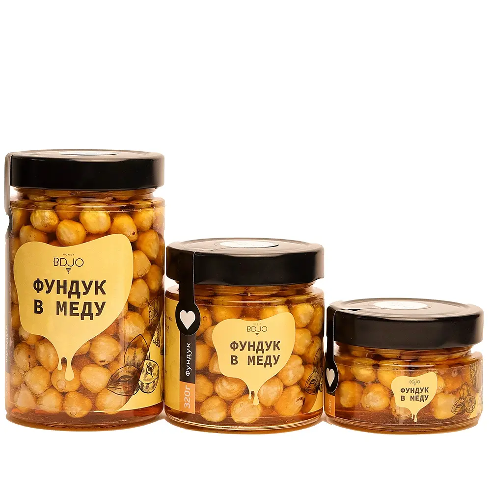Фундук в меду BDJO 170 г - фото 2