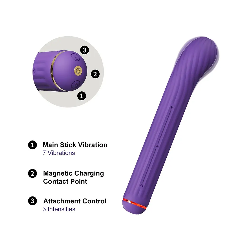 Вібратор Otouch Magic Stick S1 Plus - фото 7