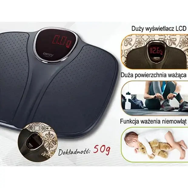 Весы напольные для новорожденных Camry CR 8171b с функцией взвешивания ребенка - фото 9