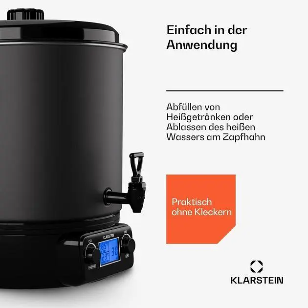 Стерилизатор машина для консервирования Klarstein Biggie Digital (10045400) - фото 6