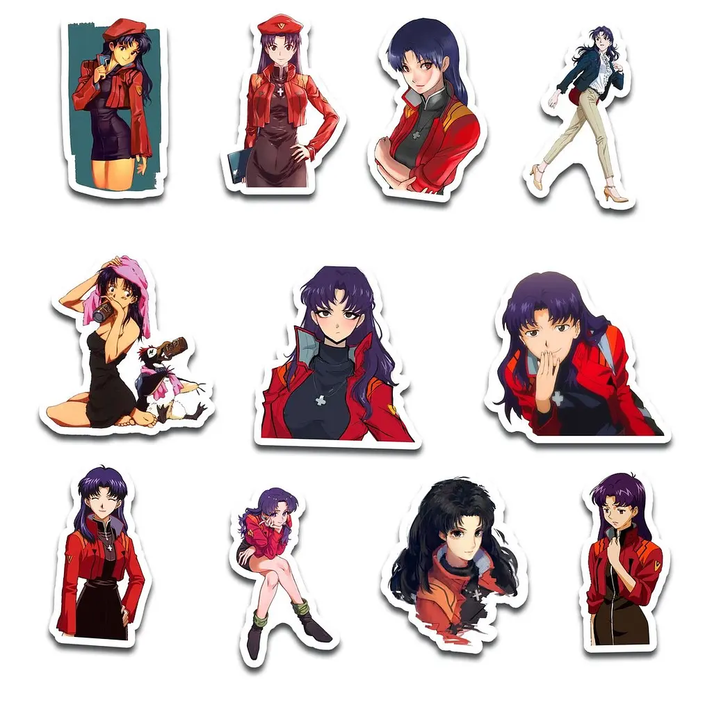 Стикерпак GeekLand Evangelion Misato Katsuragi 45 штук (SP MK 01) - фото 2