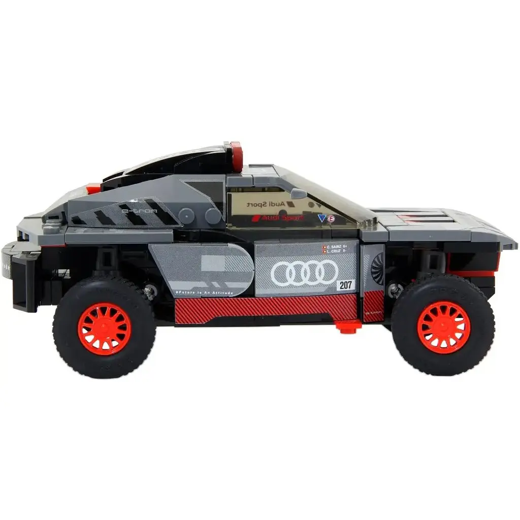 Машинка-конструктор Rastar Bricks Audi RS Q e-tron 1:30 сірий - фото 3