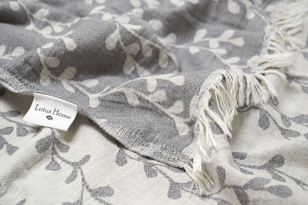 Покрывало Lotus Home - Riba gri серый 190x225 - фото 4