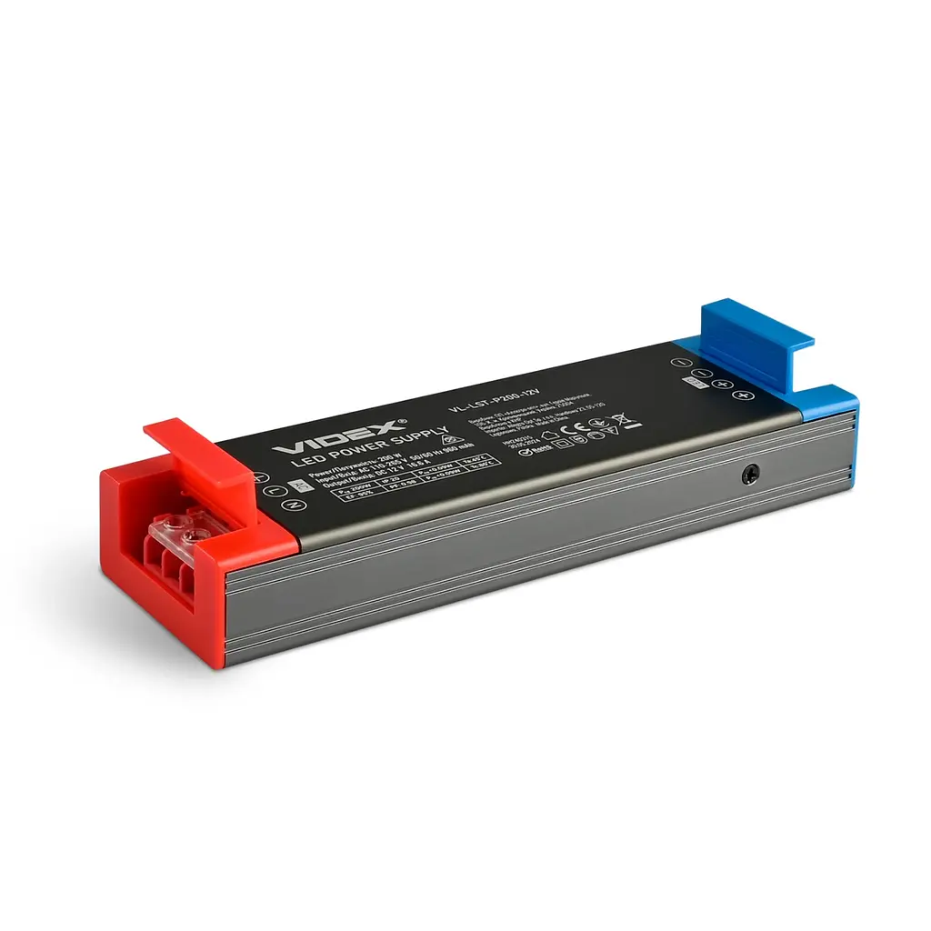 Блок питания для светодиодной ленты Videx DC12V 16.6A 200W IP20 (VL-LST-P200-12V)  - фото 5