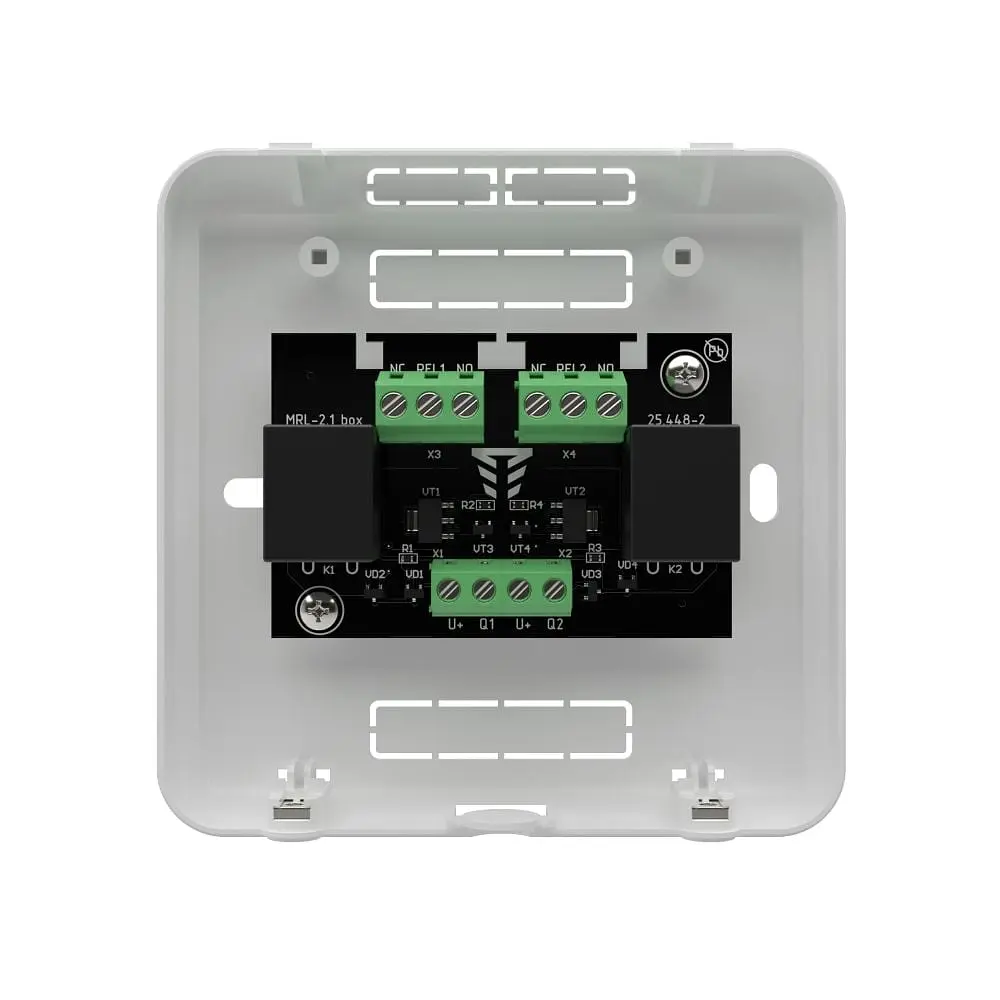 Виносний модуль розширення на 2 релейні виходи Tiras МРЛ-2.1 box (14-00007) - фото 2