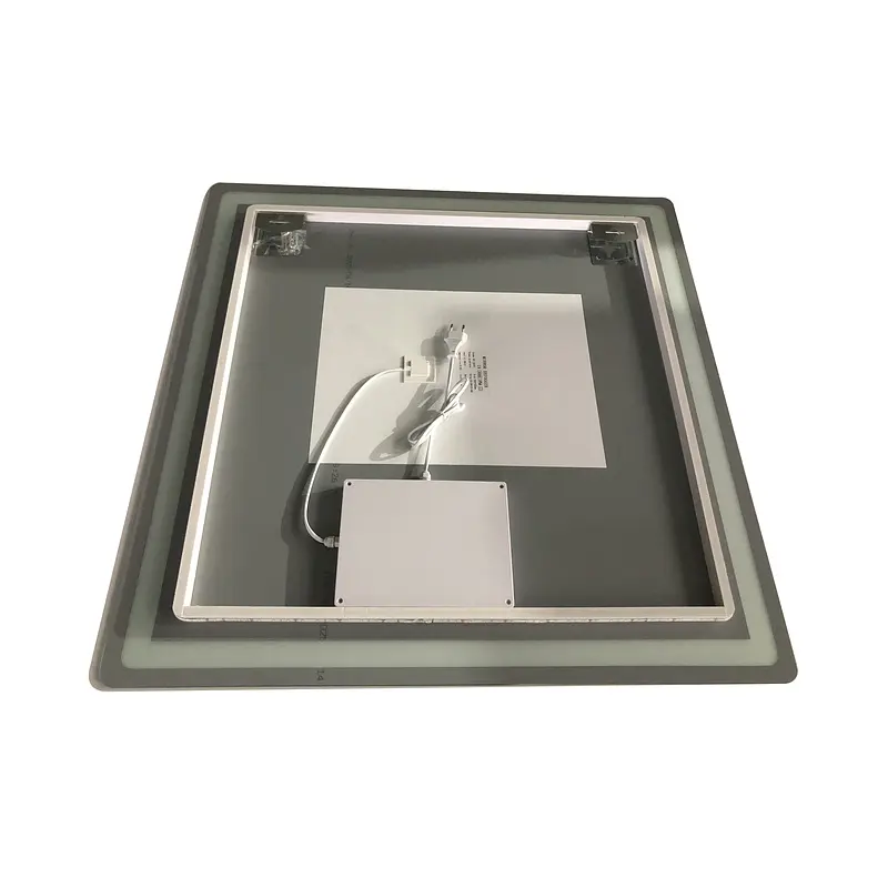 Дзеркало Zerix Mirra MR05-80x80 з LED Touch, Anti-fog, димером, регулятором яскравості ZX6058 - фото 7