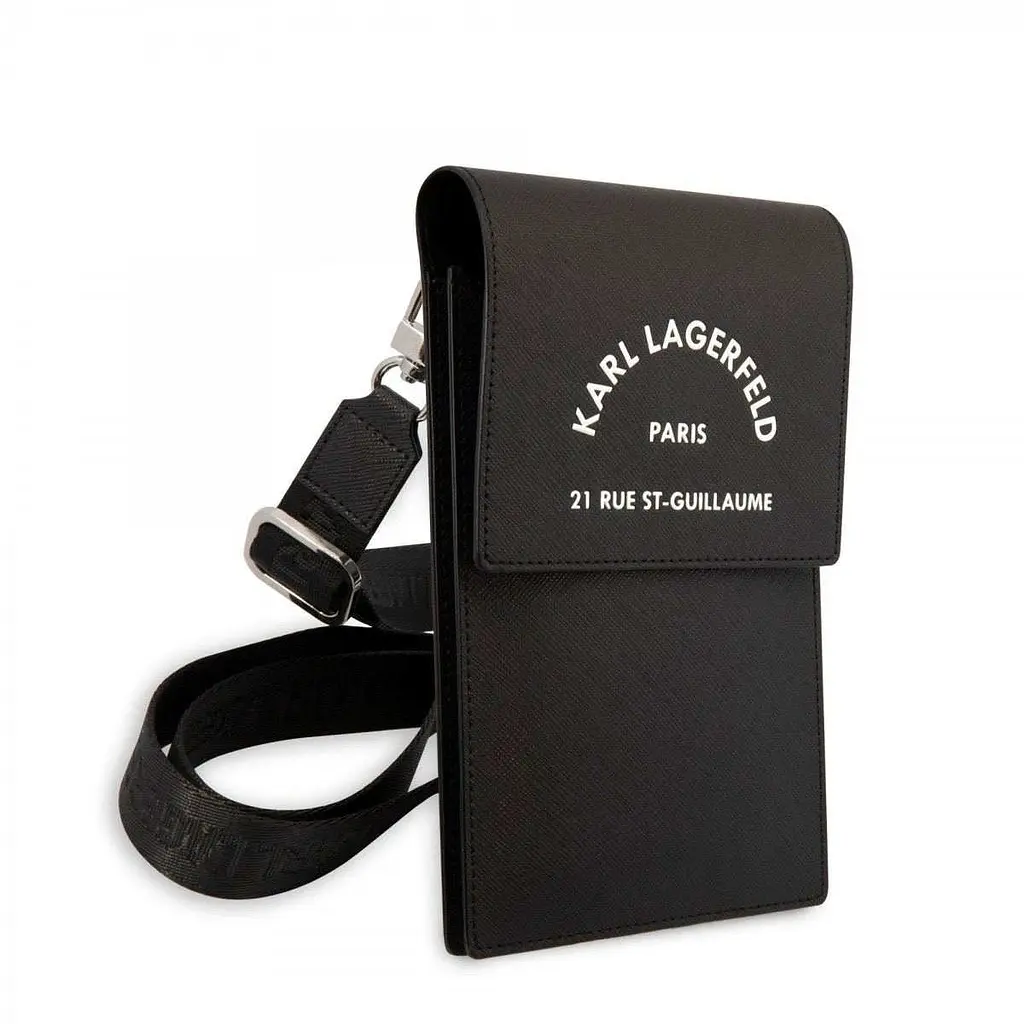 Чехол Karl Lagerfeld Saffiano Rue Saint Guillaume Black - фото 3