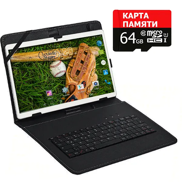 Планшет-телефон Adronix MT116 2GB RAM Silver + Чохол-клавіатура + Карта пам'яті 64GB - фото 2