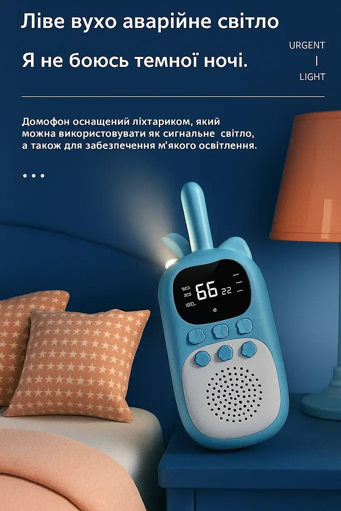 Дитячі рації у формі котика до 3 км - фото 6