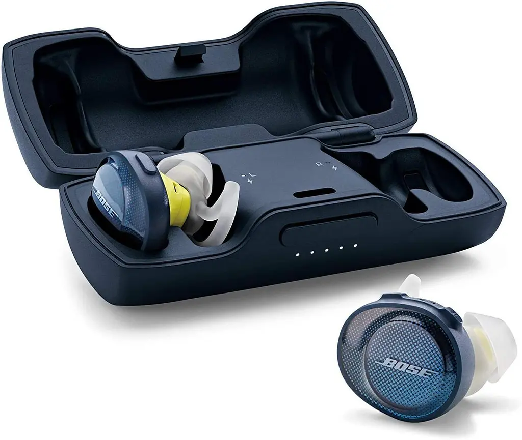 Наушники Bose SoundSport Free Wireless Headphones Blue/Yellow (774373-0020) - фото 4