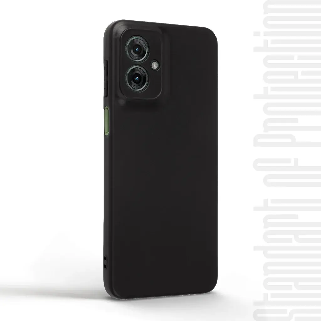 Чохол до мобільного телефона Armorstandart Matte Slim Fit Motorola G55 5G Camera cover Black (ARM81199) - фото 2