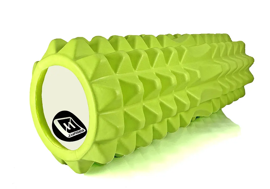 Масажний ролик EasyFit Grid Roller 33 см v.1.2 Салатовий (EF-2022-GN) - фото 2