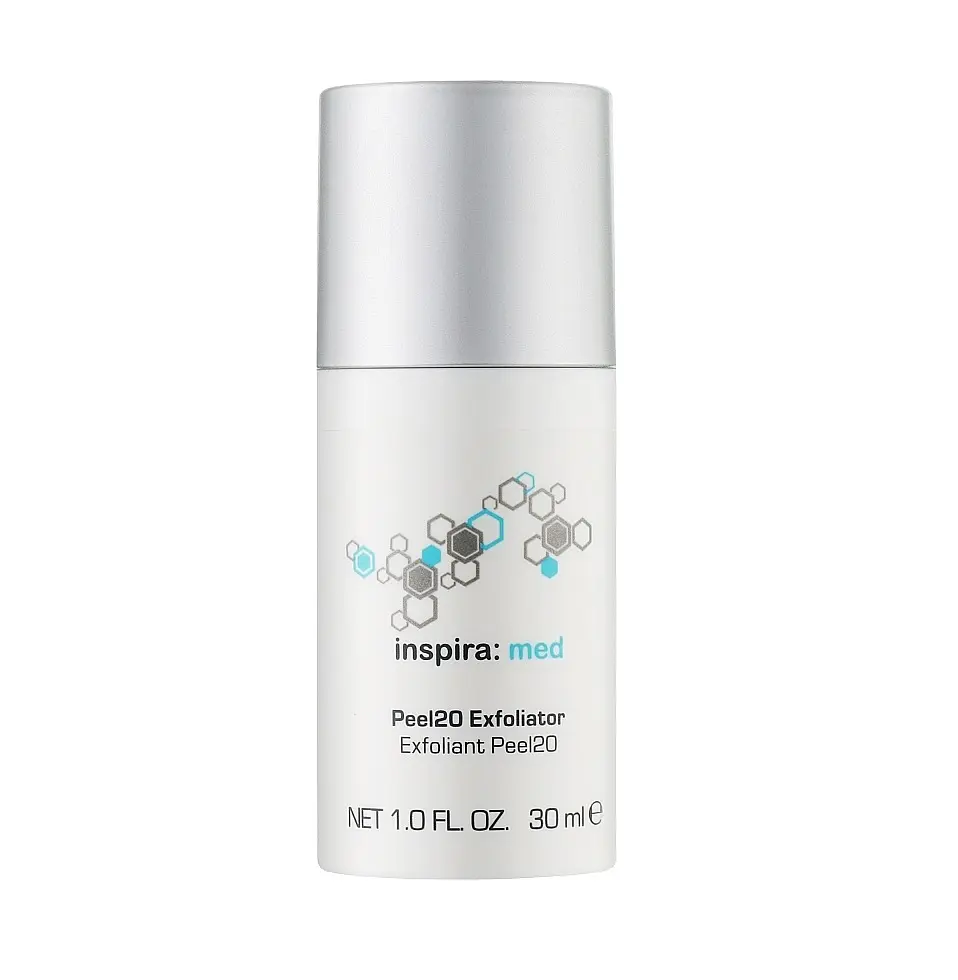 Пілінг-гель 20% з АНА комплексом Peel 20 Exfoliator Inspira Med 30 мл - фото 2