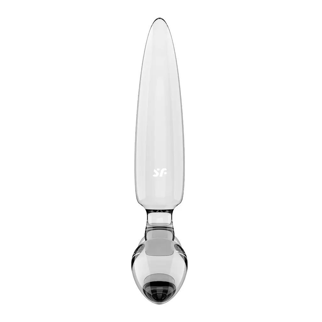Тристоронній скляний дилдо Satisfyer Triple Crystal 1 Transparent - фото 4