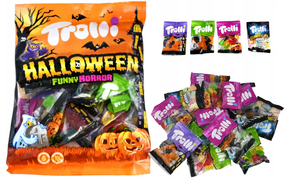 Желейки Trolli Funny Horror Halloween Міні упаковки 300г - фото 5
