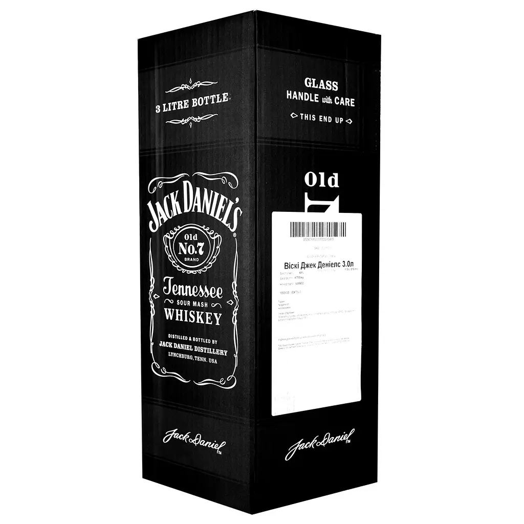 Уцінка. Віскі Jack Daniel's Tennessee Old No.7, 40%, 3 л - фото 7