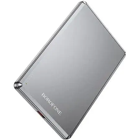 Внешний аккумулятор Borofone BJ50 5000mAh 20W магнитный с функцией беспроводной зарядки серый 6941991110313 - фото 3